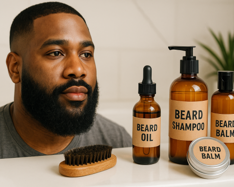 Top beard care products specially formulated for Black men to promote healthy, well-groomed beards
