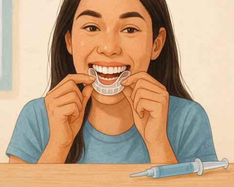Step-by-step guide on how to use teeth whitening trays for a brighter smile
