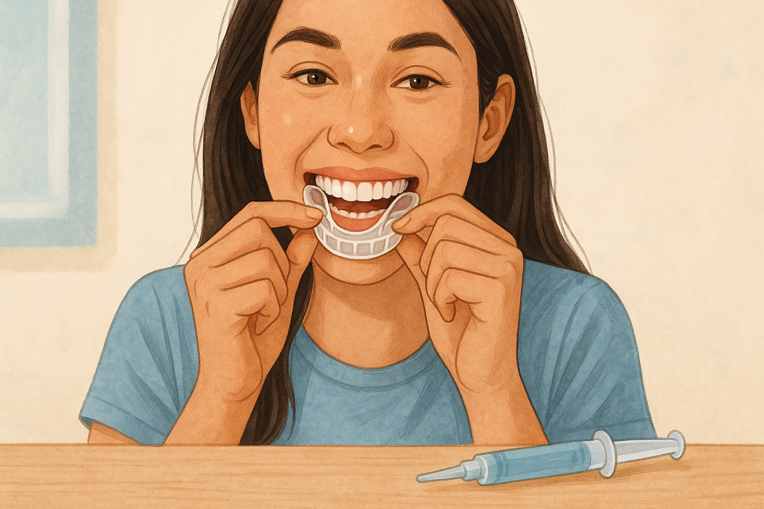 Step-by-step guide on how to use teeth whitening trays for a brighter smile