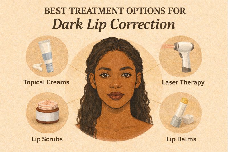 Effective treatment options for dark lip correction and even lip tone