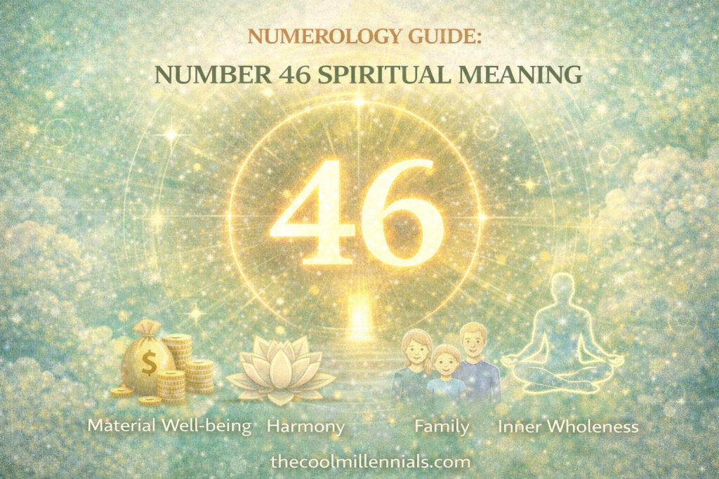 Numerology number 46 symbolizing balance, responsibility, and spiritual guidance