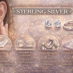 Sterling silver hypoallergenic earrings safe for sensitive ears