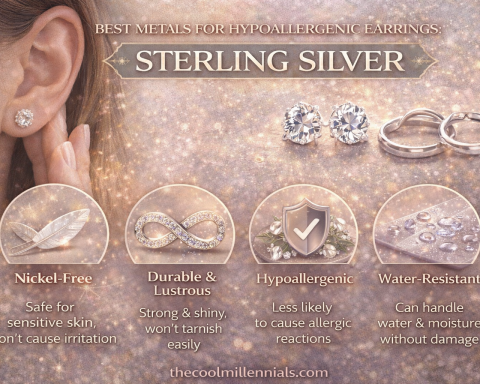 Sterling silver hypoallergenic earrings safe for sensitive ears