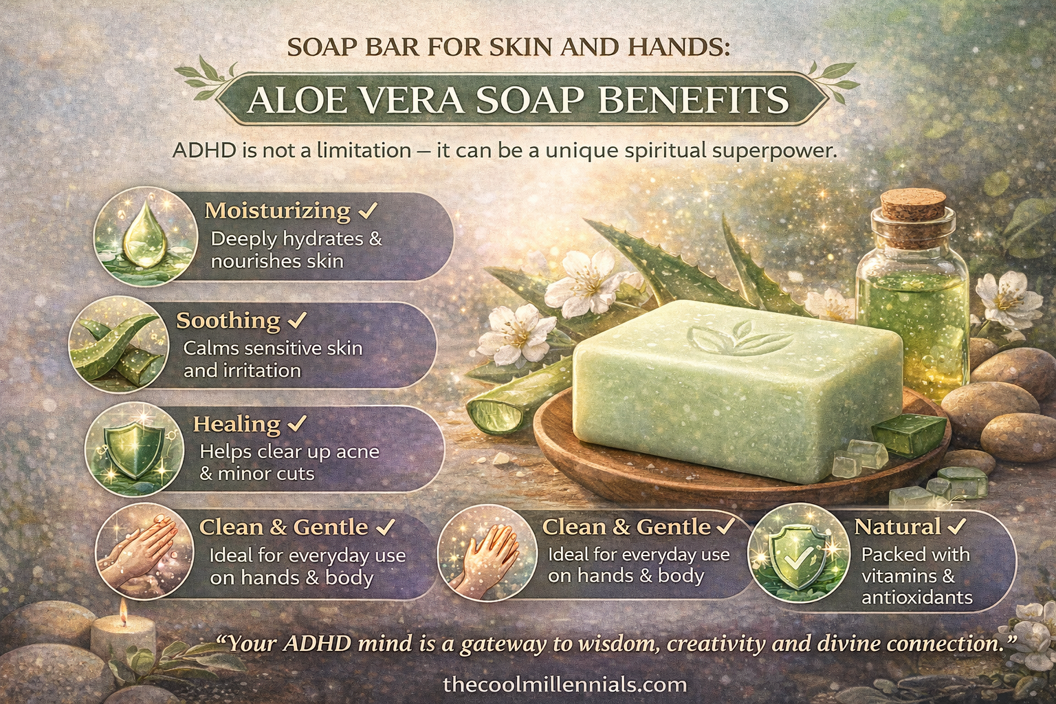 Soap Bar for Skin and Hands: Aloe Vera Soap Benefits